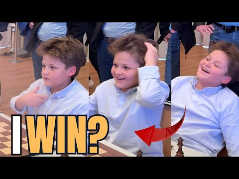 This 10-year-old boy cannot believe that his IM opponent made an illegal move