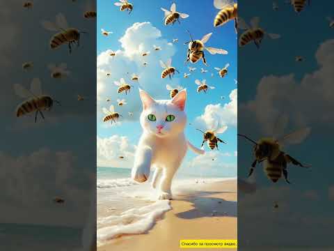 Кот спас ребенка от пчел #ai #story #cat