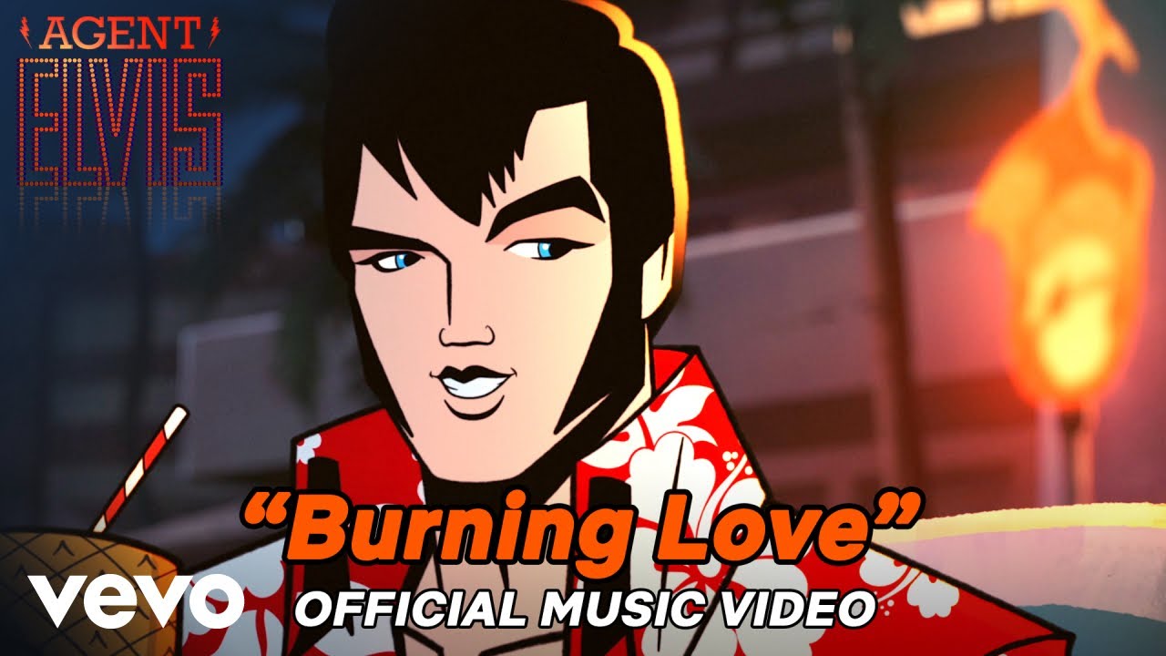 Elvis Presley – Burning Love (Agent Elvis – Official Animated Music Video)