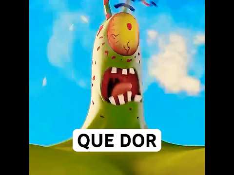O VILÃO JOGOU PIMENTA NO OLHO PLANKTON #shorts
