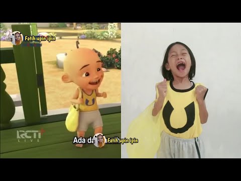 Upin ipin punya kolam renang angin