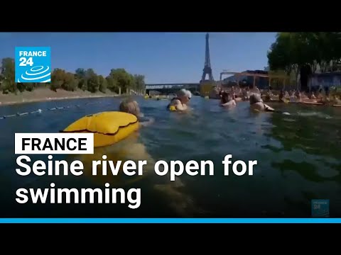 YouTube video thumbnail: Seine River Open for Swimming: Paris Placed Under “High Vigilance” Over Heatwave