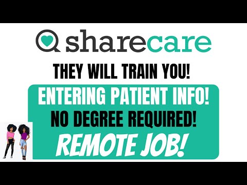 Sharecare Hiring! - No Experience Remote Job Entering Patient Info Work From Home