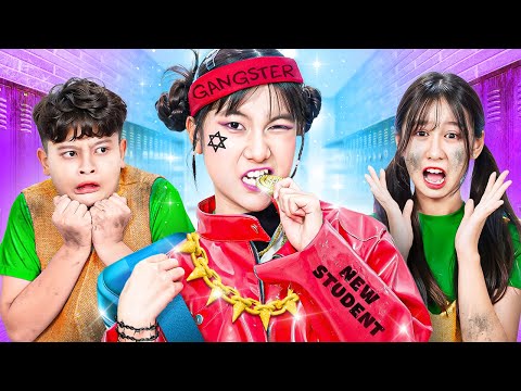 Rich Student Vs Poor Student! First Day Of Rich Gangster In Poor Nerd School