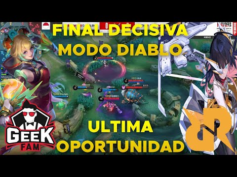 ULTIMA OPORTUNIDAD PARA RRQ EN UNA FINAL EPICA A TODO O NADA,RRQ VS GEEK FAM