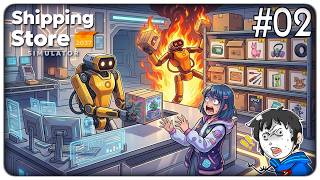 DELEGHIAMO TUTTO IL LAVORO AI ROBOT MA SI SCATENA IL BURDELL0 | Shipping Store Sim. 2037 - ep.02