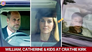 Princess Kate Debuts New Hair While Heading to Church with William & Kids for Balmoral Tradition