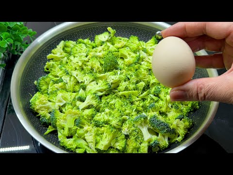 Ich koche alle 3 Tage Brokkoli mit Eiern! Leckeres, gesundes und sehr einfaches Frühstück🥦🥚