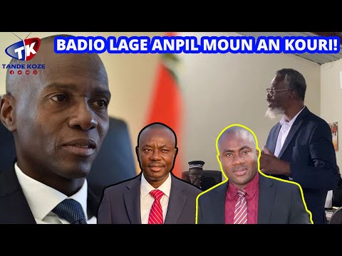 Joseph Felix Badio lage Moise Jn Charles nan gwo kouri nan odyans sou lanmò Jovenel la . Theriel