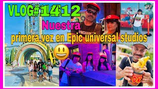 VLOG#1412NUESTRA PRIMERA VEZ EN EPIC UNIVERSAL STUDIOS😃UNA EXPERIENCIA HERMOSA😍