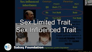 Sex Limited Trait, Sex Influenced Trait
