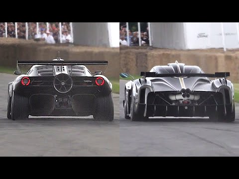 Gordon Murray T.50s Niki Lauda vs Pagani Huayra R V12 Sound Comparison | Which one sounds better?!