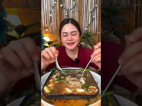 อร่อยง่ายๆ มีติดบ้านสะดวกมาก ต้มก๋วยจั๊บซดร้อนๆ น้ำซุปนัวมาก