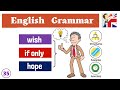 Using 'Wish' and 'Hope' in English
