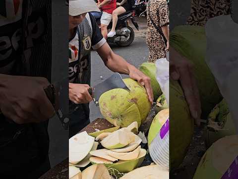 Only $1! Cambodian Coconut Cutting Skills - Fruit Cutting Skills
