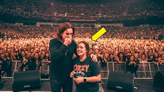 Ozzy Osbourne Pulled A Fan On Stage — What She Said Made Him Cry In Front Of Everyone