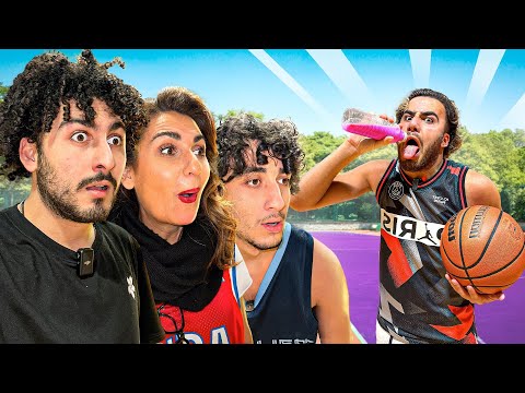 JE FAIS UN BASKET AVEC MA FAMILLE ! (ça tourne mal)