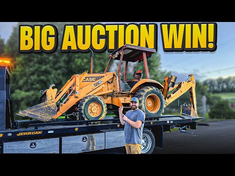 We Bought This at the Auction! (Case Backhoe Score)