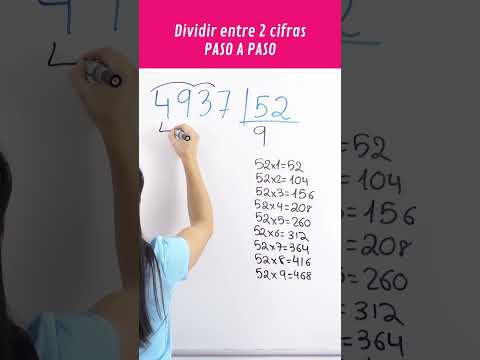 Cómo DIVIDIR entre 2 CIFRAS 👣 Paso a Paso