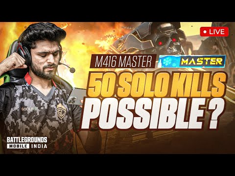 AAJ 50 SOLO KILLS HOKE RAHEGA! | CONQUEROR RANK PUSH TO #1 | BGMI LIVE