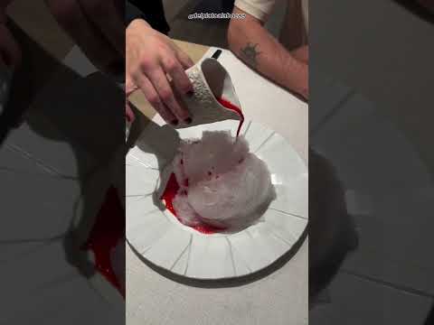 هل رأيت الحلوى التي تذوب! 😯 #shortvideo
