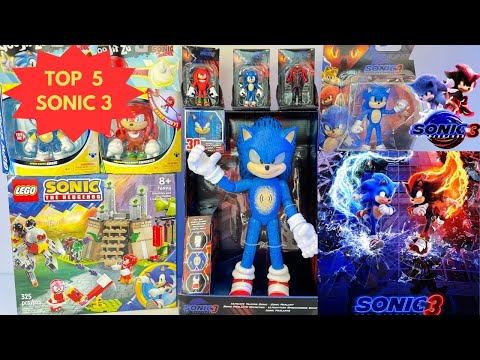 Top 5 Sonic 3 Movie Toys Unboxing Review