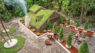 I Spent 100 Days Building My Dream Underground House and Fireplace [ Episode 1 ]
