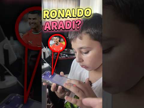 KARDEŞİM RONALDO İLE KONUŞTU AMA..📱 #shorts