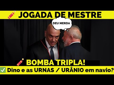 🧨 BOMBA TRIPLA! Moraes e Lula em XEQUE / Dino pressionado / URÂNIO em navio iraniano?