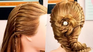 Very Easy Hairstyle – New Hairstyle | Simple Open Hairstyle | Hairstyle for Girls | Hair Idea