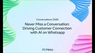 Never Miss a Conversation: Driving Customer Connection with AI on Whatsapp