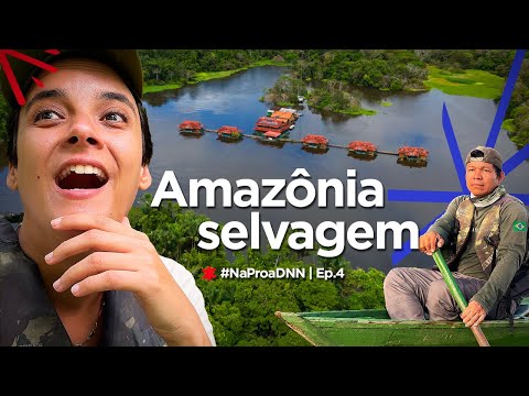 4 DIAS na AMAZÔNIA SELVAGEM em uma POUSADA FLUTUANTE | Uakari Lodge