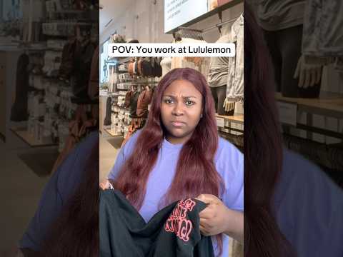 Full video on TikTok!🤗 #lululemon #shopping #retail #mall #sephora #comedy #youtubeshorts #shorts