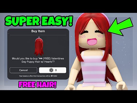 EASY FREE HAIR & ITEMS ROBLOX!