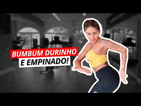 TREINO COM PESOS PRA DEIXAR O BUMBUM  DURINHO E EMPINADO