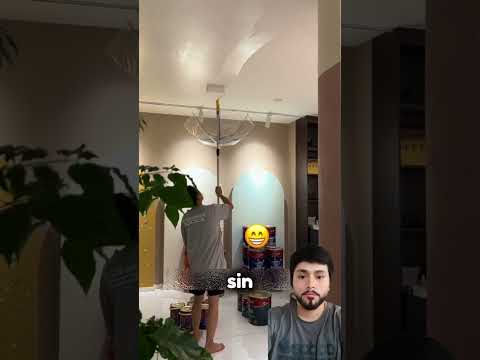 truco para pintar techos sin ensuciar