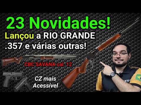 23 Novidades! FINALMENTE a Rio Grande .357 Lançou! CZ mais acessível que Glock e mais!