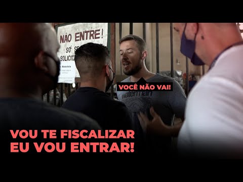 Fiscalizei os FISCAIS que pegam mercadoria dos camelôs! Não deixaram!