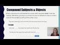 Mastering Compound Subjects and Objects
