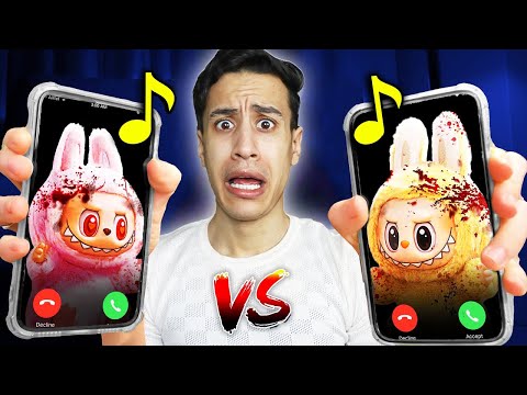 مصيبة لابوبو الشرير اتصل عليا و هددنني بالموت 😱📞 !! Calling LABUBU