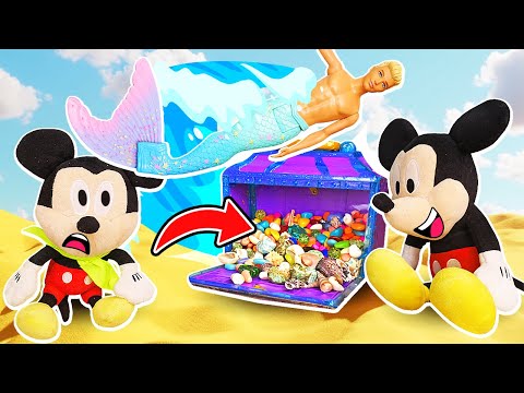 Mickey e Patric Visitam o Reino Submarino. Vídeo Infantil