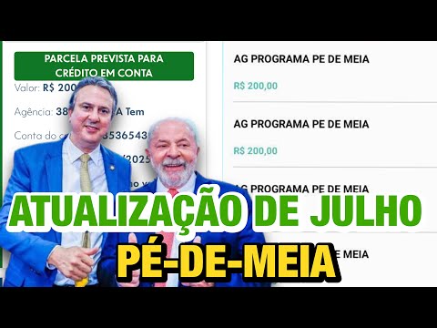 ATUALIZAÇÃO DO PÉ-DE-MEIA JULHO 2025: QUE DIA O PORTAL CIDADÃO E CAIXA TEM VÃO ATUALIZAR ✅