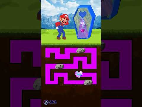 Join the Maze Game to Rescue the Beautiful Princess Peach 💪 Mario saved Princess Peach