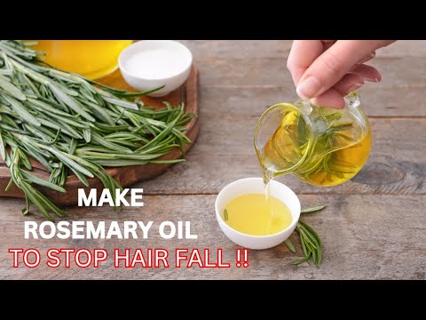 How to Make Rosemary Oil for Faster Hair Growth & Glowing Skin | DIY Secret