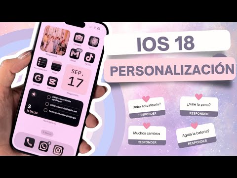 ACTUALIZA CONMIGO iOS 18- Cambiar apps de COLOR!!