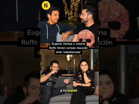 EUGENIO DERBEZ Y VICTORIA RUFFO reaccionan a VIDEOLLAMADA entre ambos en entrevista con José Eduardo