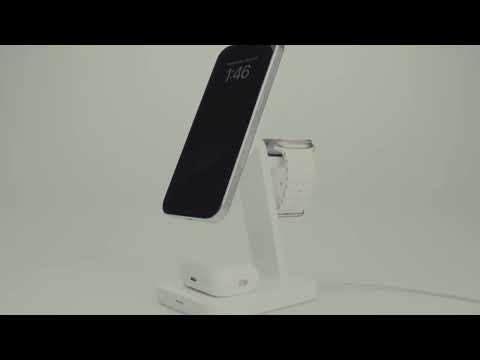 mophie snap+ 3-in-1 wireless charge stand with Qi2