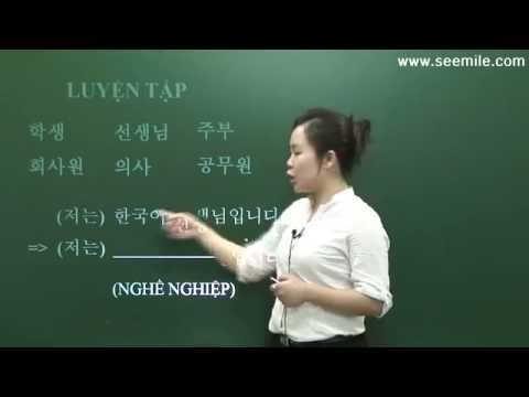 [SEEMILE I, TIẾNG HÀN NHẬP MÔN] 4.GIỚI THIỆU BẢN THÂN 자기 소개