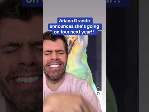 Ariana Grande Announces She’s Going On Tour Next Year!!