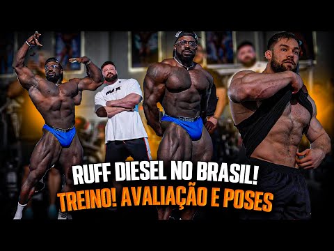 PRIMEIRO TREINO DO RUFF NO BR! POSES E AVALIAÇÕES